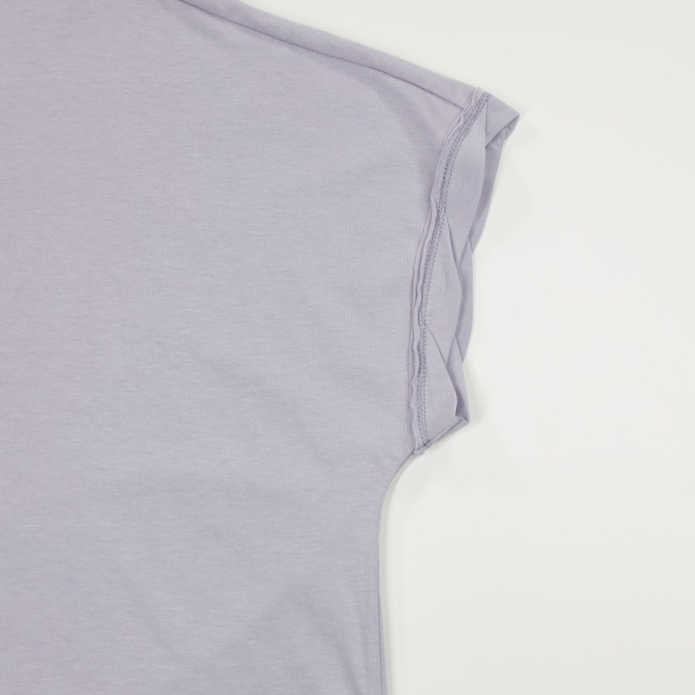 Sonoma Women's Button V-Neck Cap Sleeve Cut Out Top Purple Size S - Picture 4 of 8